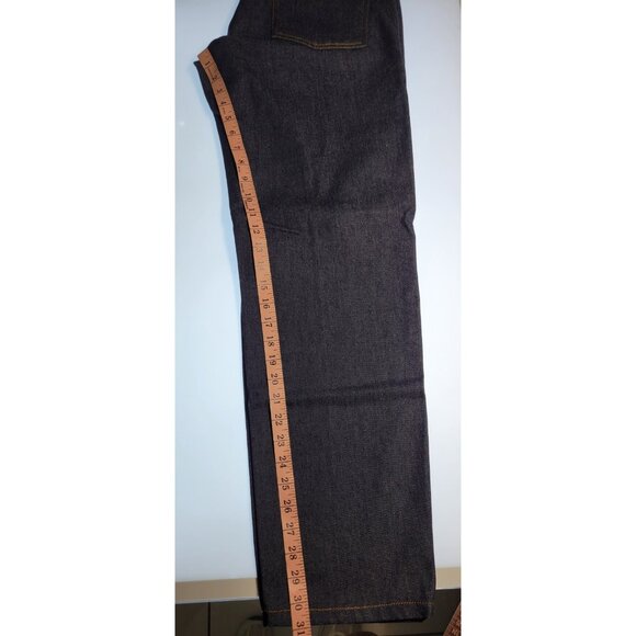 NWT Carolina Herrera Mens Dark Wash  Denim Straight Leg Jeans 32 - Picture 12 of 14